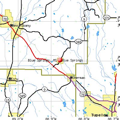 Blue Springs, Mississippi (MS 38828) profile: population, maps, real ...