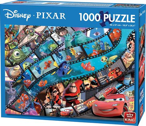 King 5265 Disney Pixar Movie Magic Puzzle Da Pezzi 68 X 49 Cm Amazon