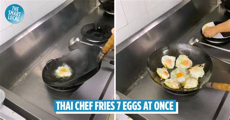 Thai Chef Fries 7 Eggs In Same Wok Impressing Netizens On Tiktok