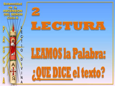 La Ascensi ó n es como el desarrollo del acontecimiento de la Pascua