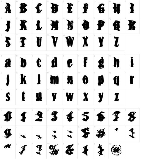 Snake Font Clip Art