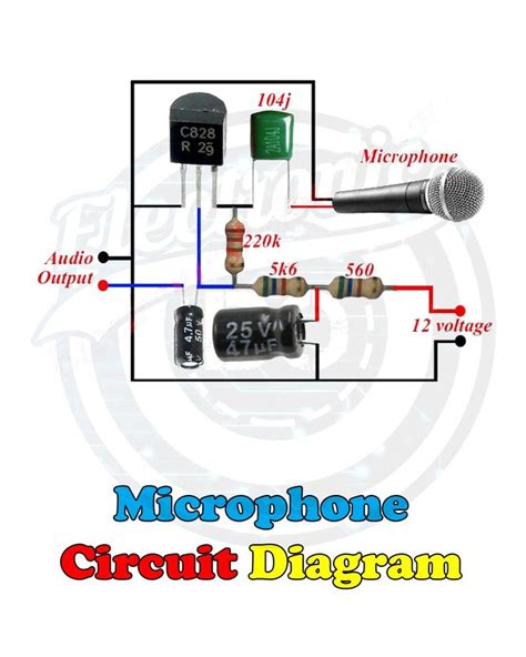 Microphone To Speaker Circuit Diagram Speaker Mic Circuit