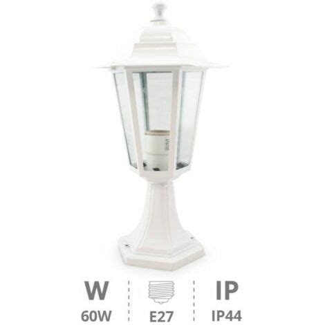 Farol de jardín Aluminio sobremuro E27 60W Blanco GSC 000700077