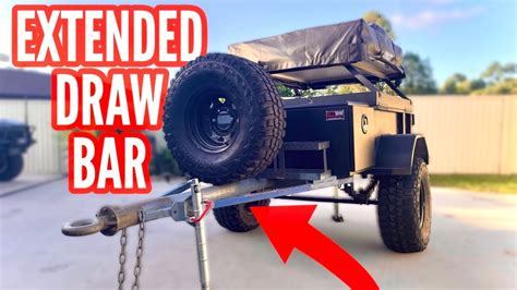 Custom Spare Tyre Mount And Draw Bar Extension On The Army Camper Youtube