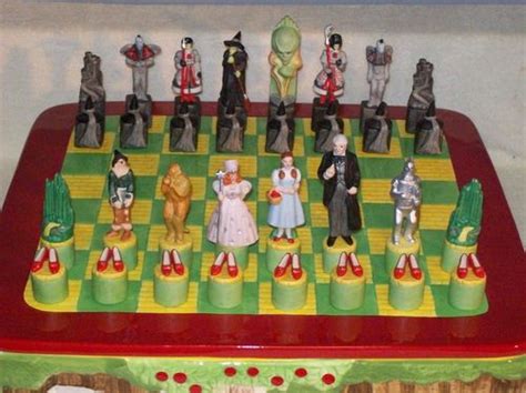 Wizard Of Oz Chess Set Wizard Of Oz Collectibles Wizard Of Oz The