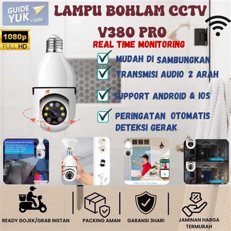 Jual Bohlam Cctv Wireless V Pro Ip Camera Cctv Bentuk Bohlam