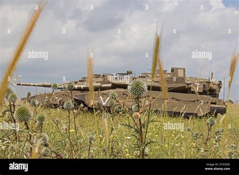 Merkava Mark Main Battle Tank Of The Israel Defense Forces Stock