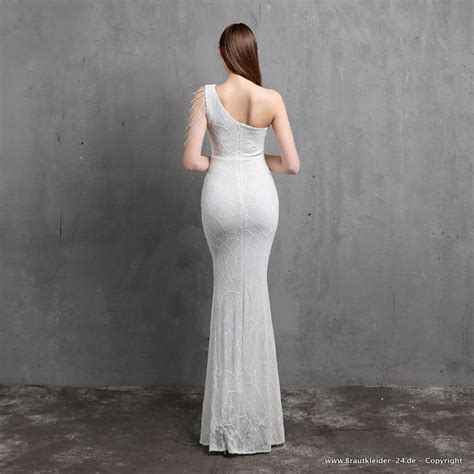 Brautkleider Hochzeitskleider One Shoulder I Linie Brautkleid