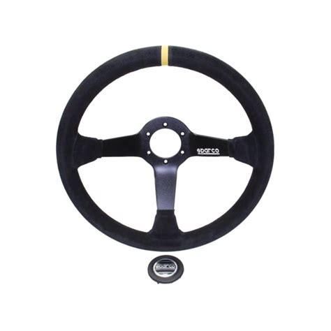 Sparco Racing 325 - Black Suede Steering Wheel 350mm ( Super Deep ...