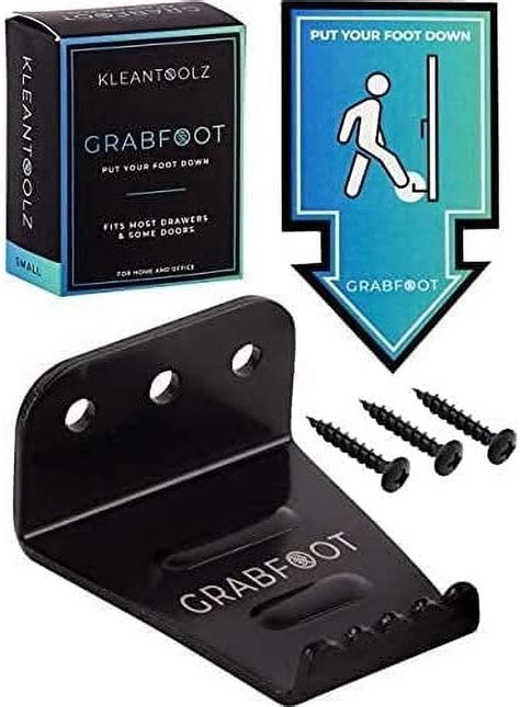 Kleantoolz Grabfoot Commercial Door Opener Tool Medium Handsfree Door