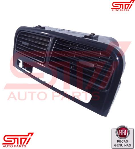 Difusor Ar Central Painel Fiat Punto Preto 08 12 Original Nf R 383