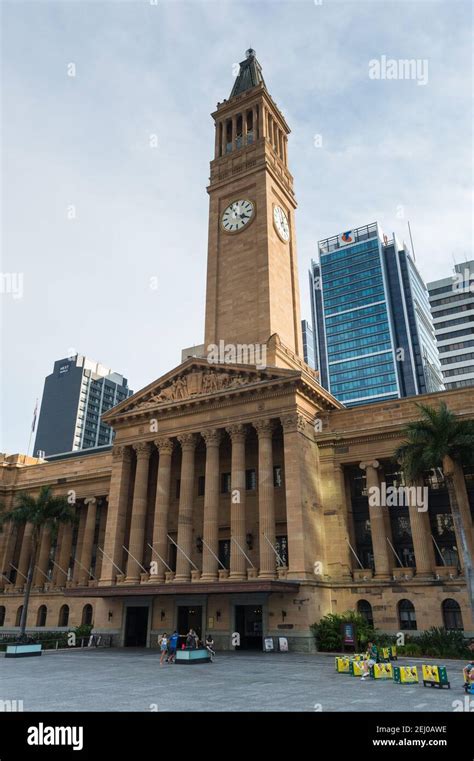 Brisbane Town Hall Brisbane Queensland Hi Res Stock Photography And