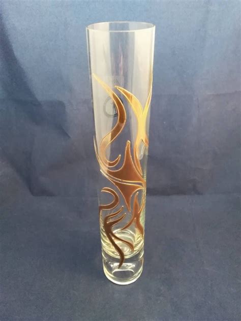 Fink Glass Vase The Art Of Living Etsy