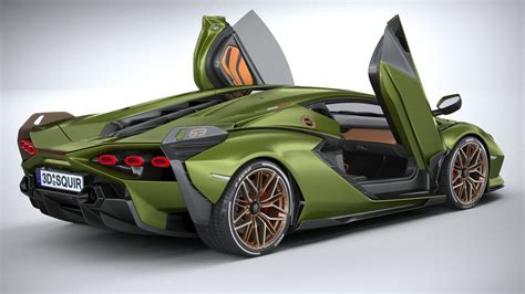 Lamborghini Sian 2020 - 3D Model by SQUIR