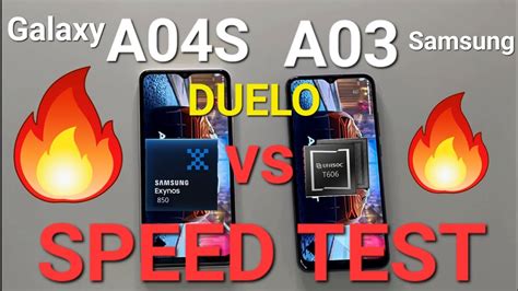 Galaxy A04s Vs Galaxy A03normal A04s Foi Humilhado Na Velocidade Speed Test Youtube