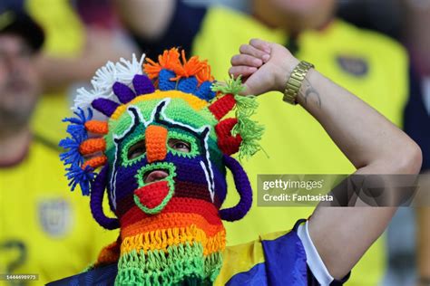 An Ecuador Fan Reacts During The Fifa World Cup Qatar 2022 Group A