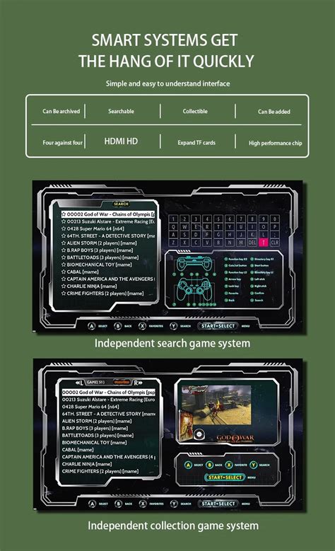 GameBox G11 Pro (WIFI Retro Video Game Console, Built-in 30000+ Retro ...