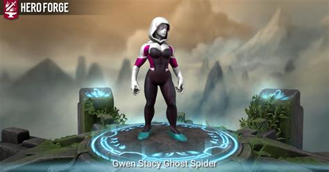 Gwen Stacy Ghost Spider Made With Hero Forge