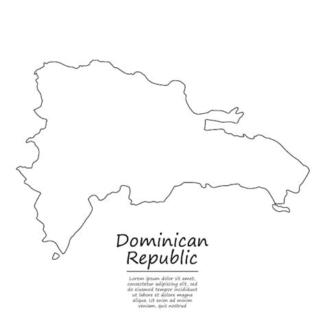 Dibujos De Mapa Republica Dominicana Para Colorear Vsun