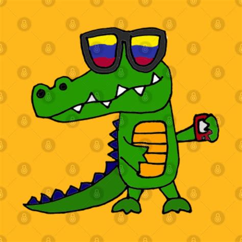 Funny Alligator Wearing Sunglasses - Alligator - Phone Case | TeePublic