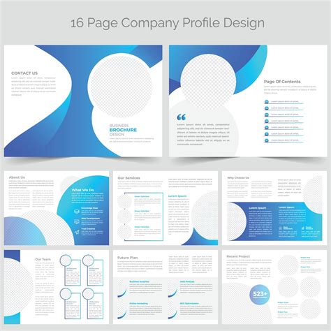 Company Brochure Template 13739990 Vector Art at Vecteezy