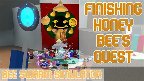 Completing Honey Bee S Beesmas Quest In Bee Swarm Simulator Youtube