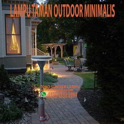 Jual Lampu Taman Outdoor Minimalis 60 CM 7 Watt Sumberlampu