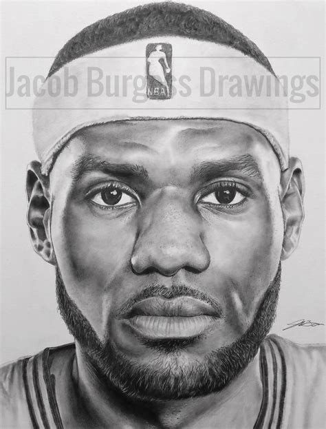 Lebron James Pencil Drawing Print 11x14 Los Angeles Lakers - Etsy ...