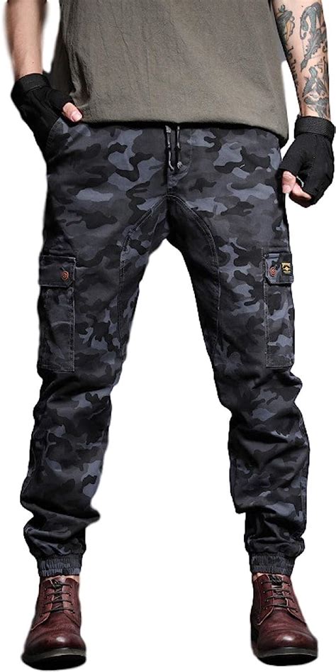 Pantalones Cargo De Camuflaje Militar Para Hombre Pantalones Ajustados