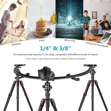 Buy Neewer Camera Slider and Camcoder Slider 61.8 Inches Long/180 ...