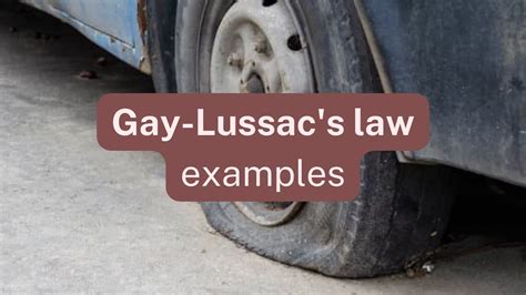 Gay Lussac S Law Examples YouTube