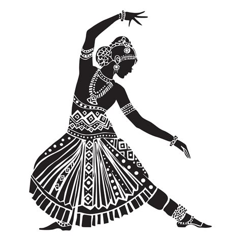 Bharatanatyam Dancer Silhouette Bharatanatyam Dance Svg Png Indian ...