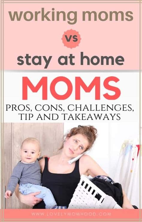 Working Moms Vs Stay At Home Moms Sahm Pros And Cons