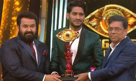 Big Boss Malayalam Season Akhil Marar Clinches The Trophy Reenesha