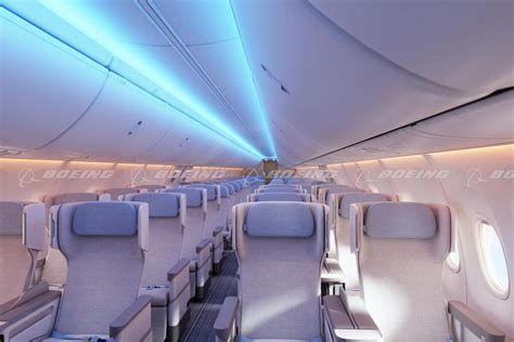 Boeing Images - Boeing 737 Interior Cabin Aisle View