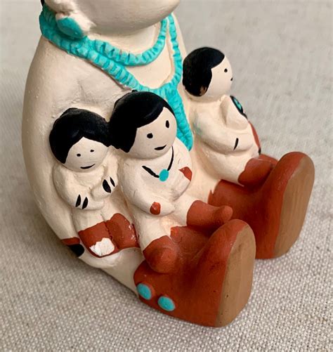 Cleo Teissedre Pottery Storyteller Figurine Vintage Native