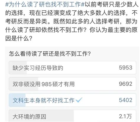 为什么读了研也找不到工作？ 哔哩哔哩