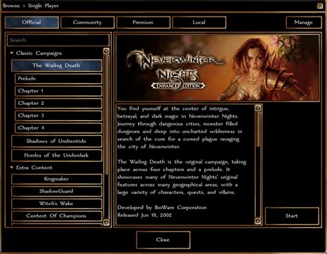 Neverwinter Nights Guides & Walkthroughs