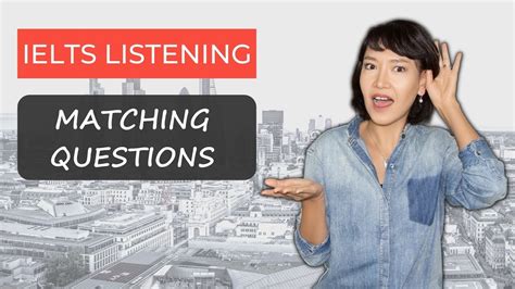 IELTS Listening Matching Information TIPS STRATEGY PRACTICE YouTube