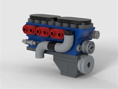 LEGO MOC Inline 6 Turbo Diesel Engine by rayb | Rebrickable - Build ...