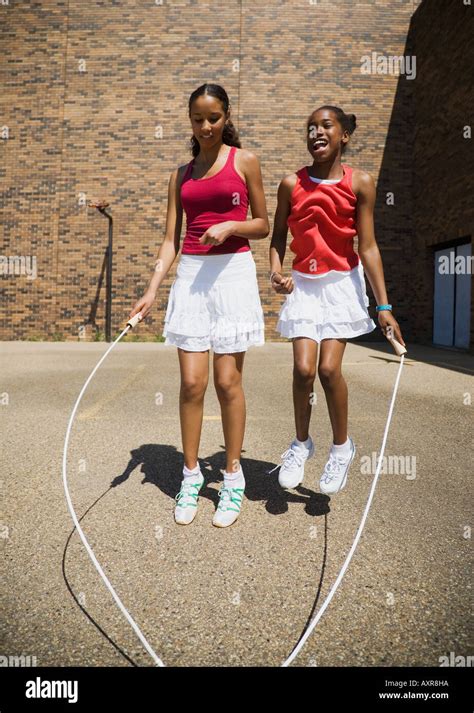 African American Girl Jumping Rope Hi Res Stock Photography And Images