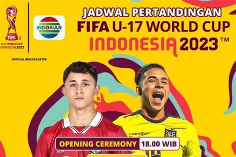 DISINI LINK RESMI Nonton Live Streaming Pertandingan Piala Dunia U17