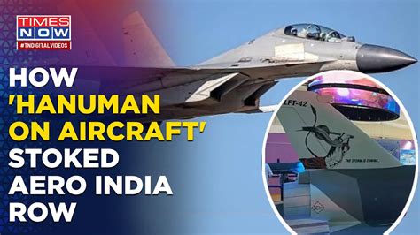 Aero India Row Lord Hanumans Image On Hal Jet Removed After