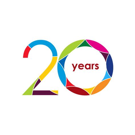 20 Year Anniversary Vector Art PNG, 20 Year Anniversary Logo Vector ...