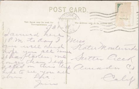 Empress Hotel And Post Office Victoria Bc C1908 Postcard D86 Canada