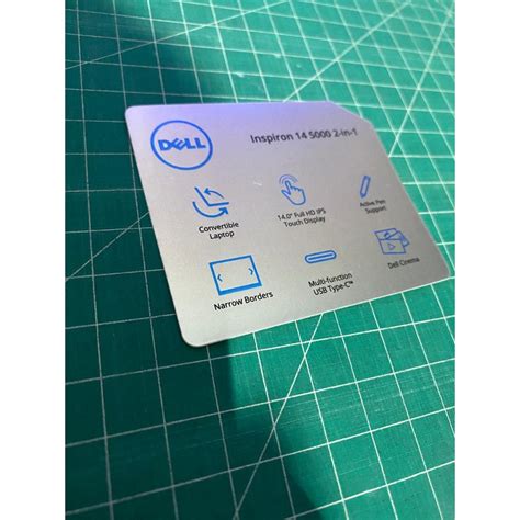 Jual Stiker Spesifikasi Laptop Dell Inspiron Mengkilat Shopee