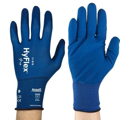 Ansell HyFlex 11 818 Abrasion Resistant Grip Gloves