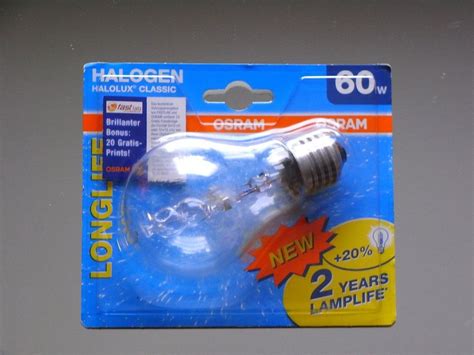 X Osram Halogen Halogenlampe Halolux Gl Hlampe Gl Hbirne W Watt