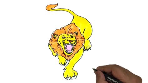 Lion Angry Drawing