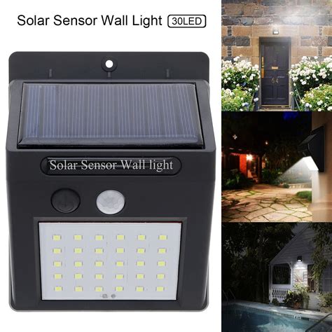 Ao Ar Livre Prova Dwaterproof Gua Led Solar L Mpada De Seguran A